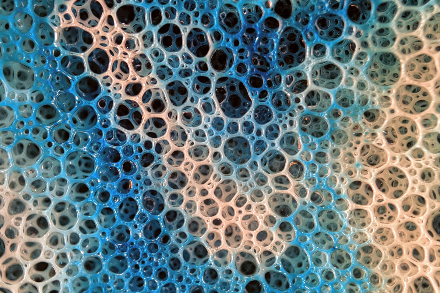 Matrix blue and white
