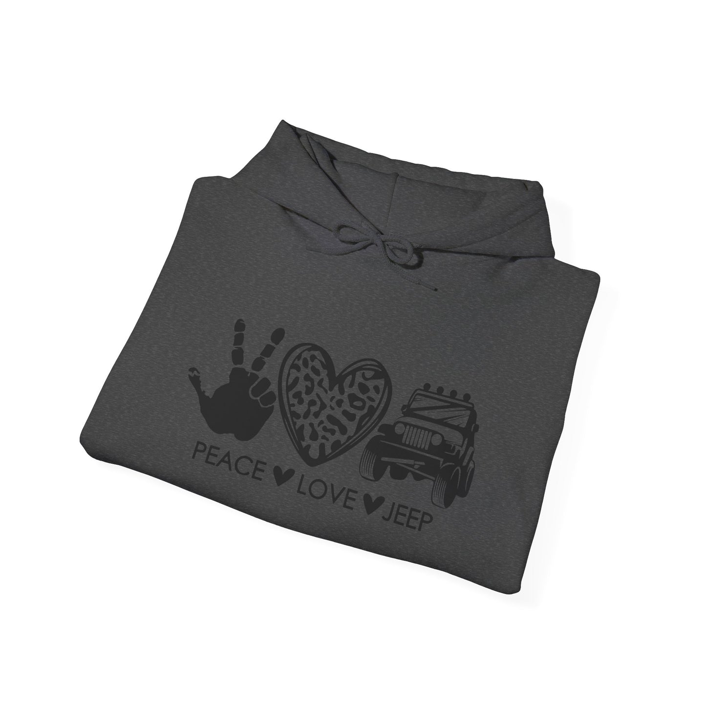 Jeep Peace Love Hoodie – Peace  Love  Jeep Graphic Sweatshirt