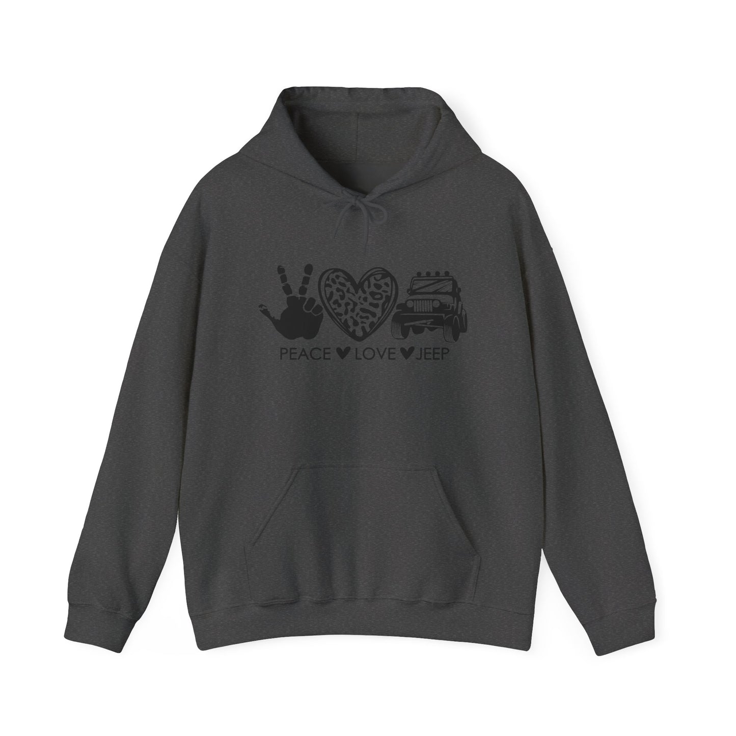 Jeep Peace Love Hoodie – Peace  Love  Jeep Graphic Sweatshirt