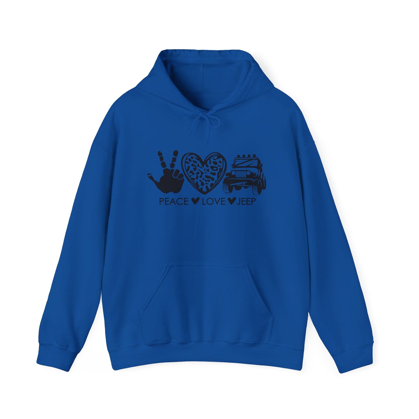 Jeep Peace Love Hoodie – Peace  Love  Jeep Graphic Sweatshirt