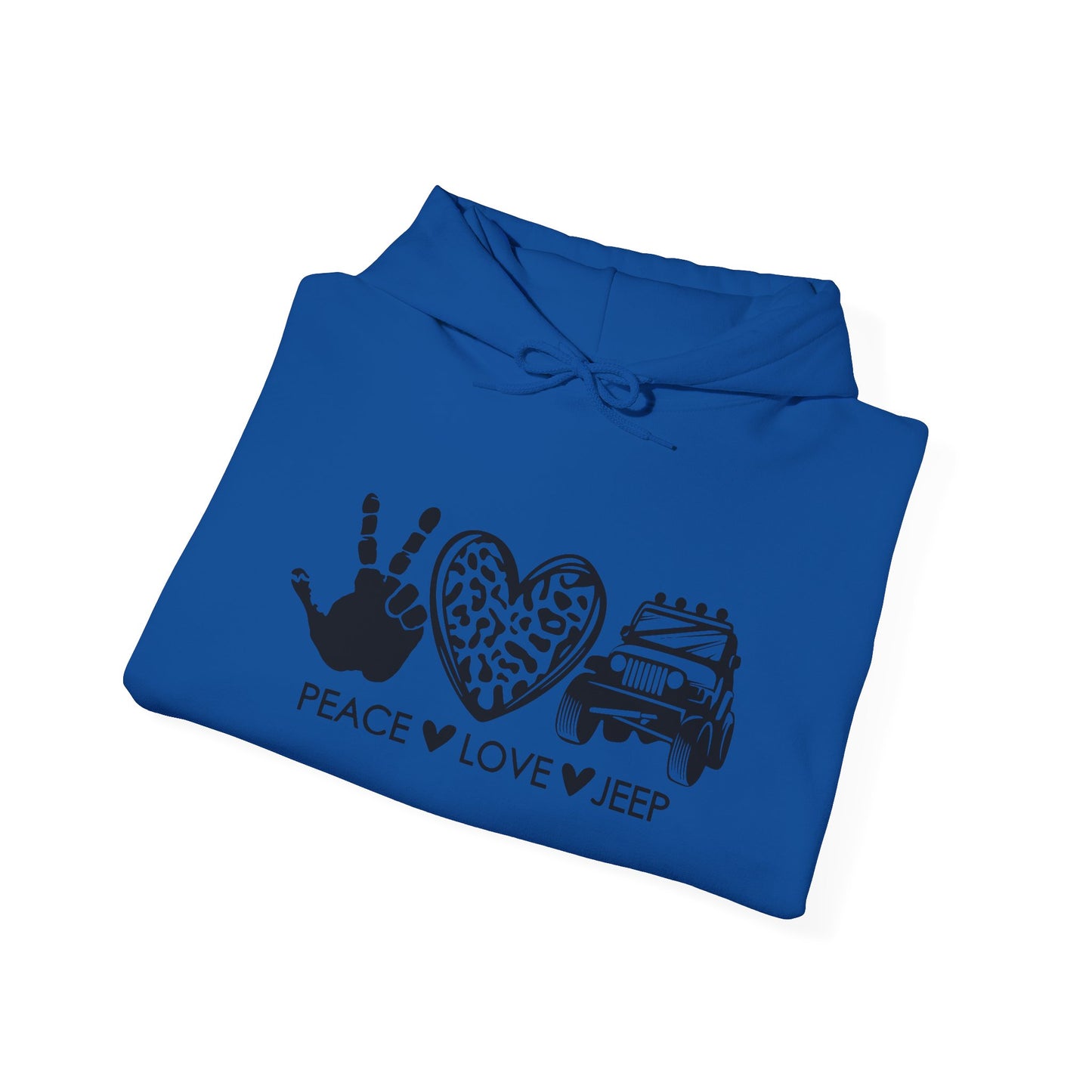 Jeep Peace Love Hoodie – Peace  Love  Jeep Graphic Sweatshirt