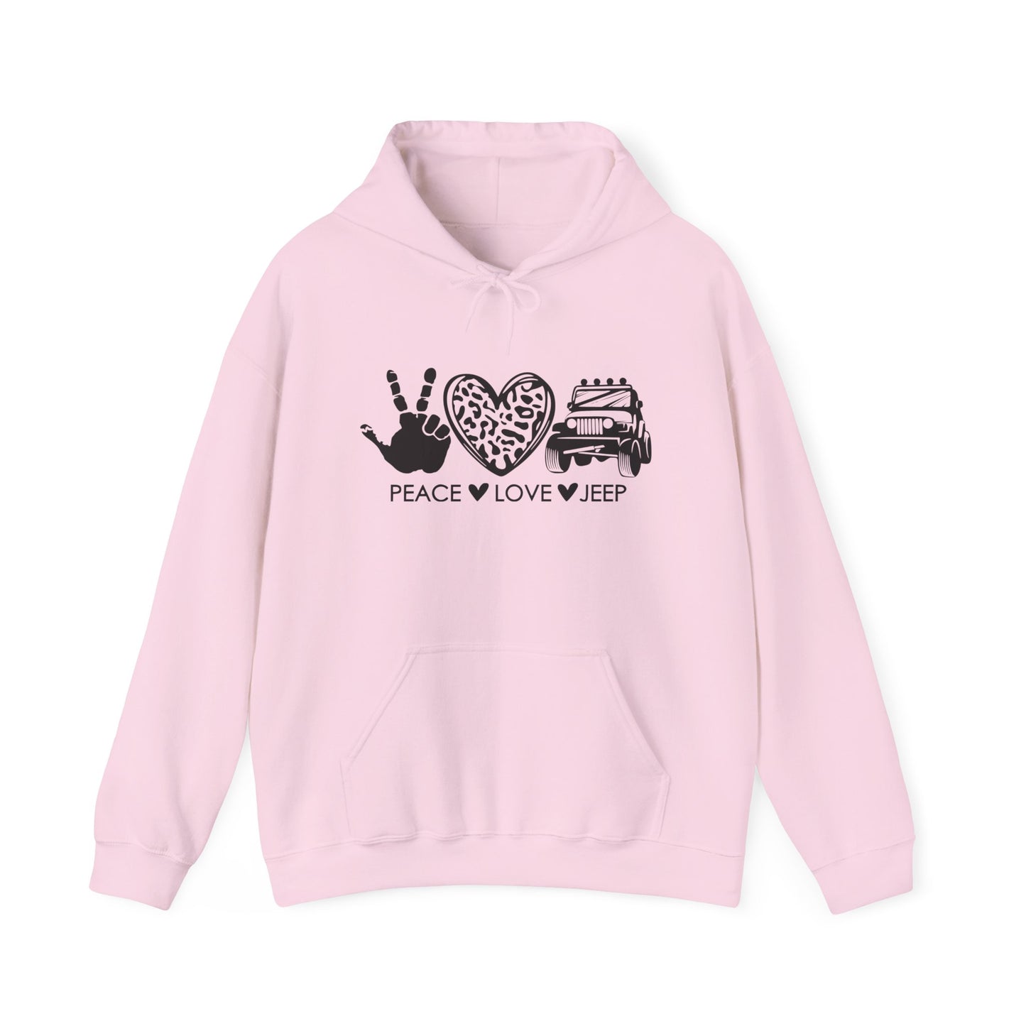 Jeep Peace Love Hoodie – Peace  Love  Jeep Graphic Sweatshirt