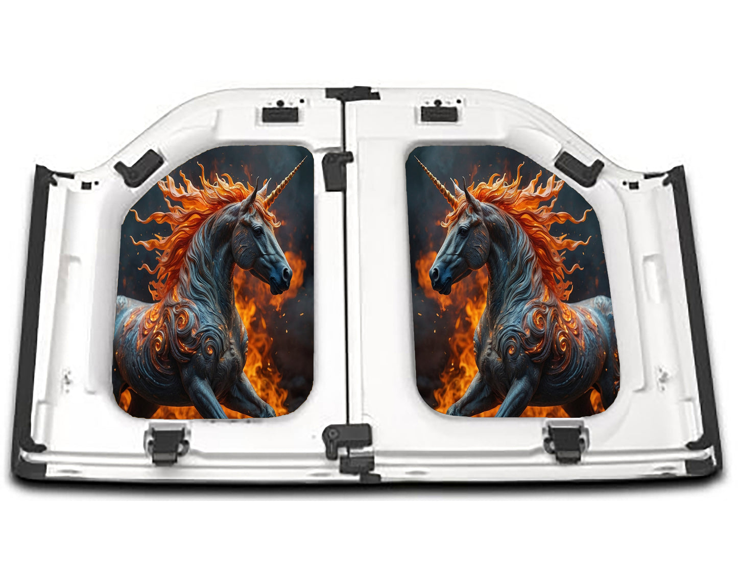 Unicorn on Fire