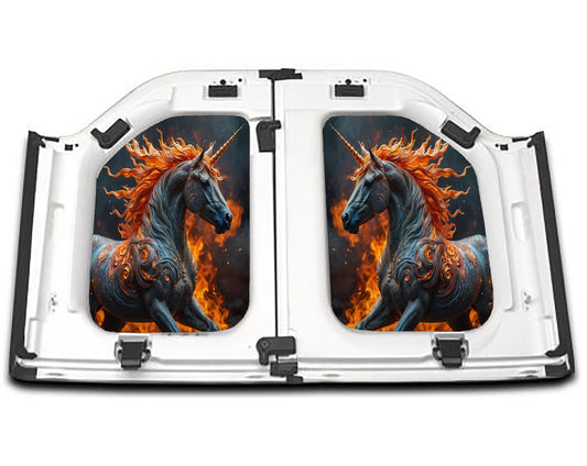 Unicorn on Fire