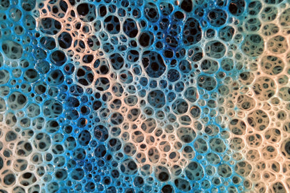 Matrix blue and white