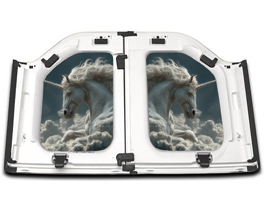 Unicorn in clouds
